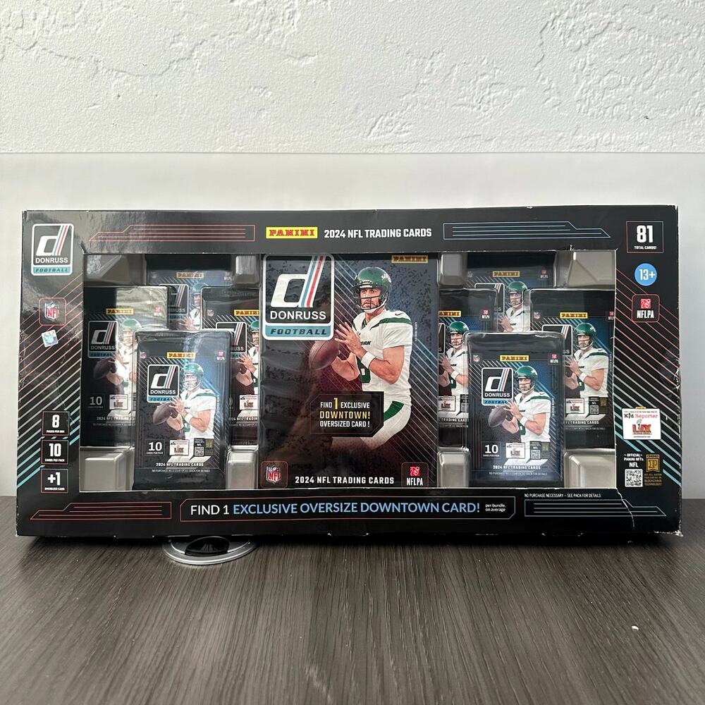 2024 Panini Donruss NFL Football Cards Cosco Box Set Oversize Downtown Card
